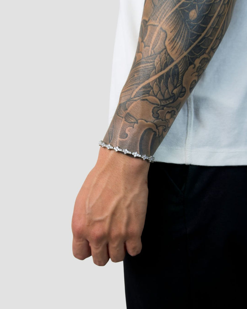 Crystal Cut Silver