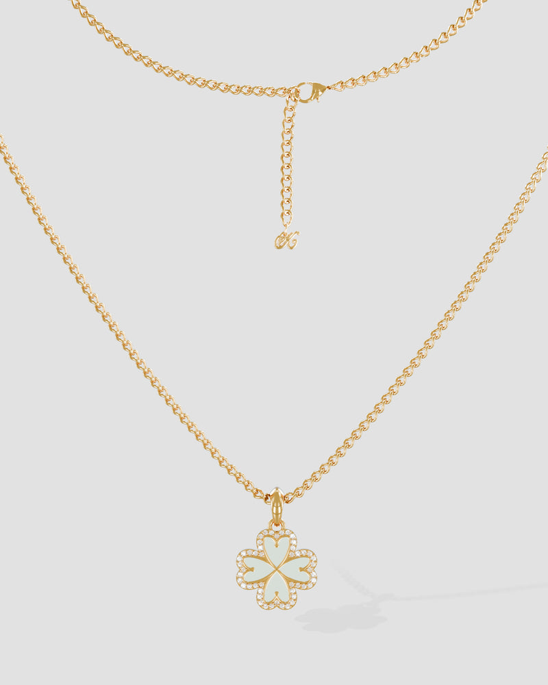 Koluré Lien d’Éclat Necklace Beige/Gold – Produktbild