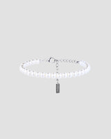 Koluré Pearl Bracelet – Perlenarmband mit Edelstahlelementen in Silber