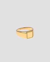 Koluré Signet Ring Gold – Siegelring aus Edelstahl in Gold