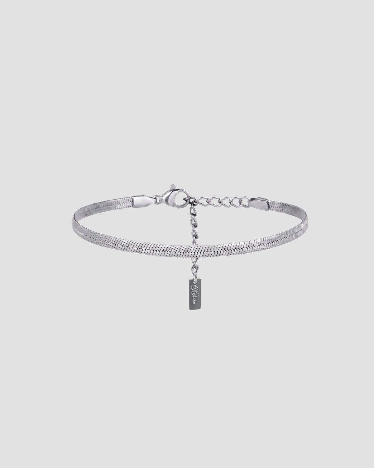 Koluré Flow Bracelet – geflochtenes Armband aus Edelstahl in Silber