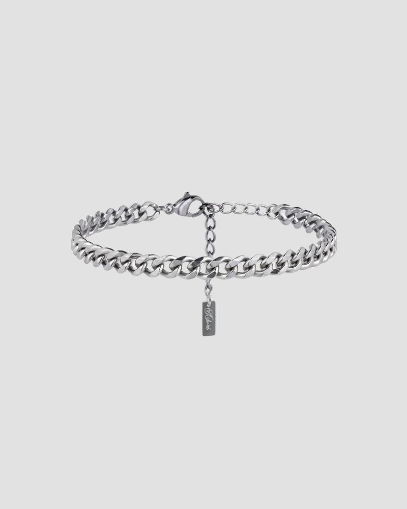 Koluré Cuban Link Bracelet – Cuban-Link-Armband aus Edelstahl in Silber