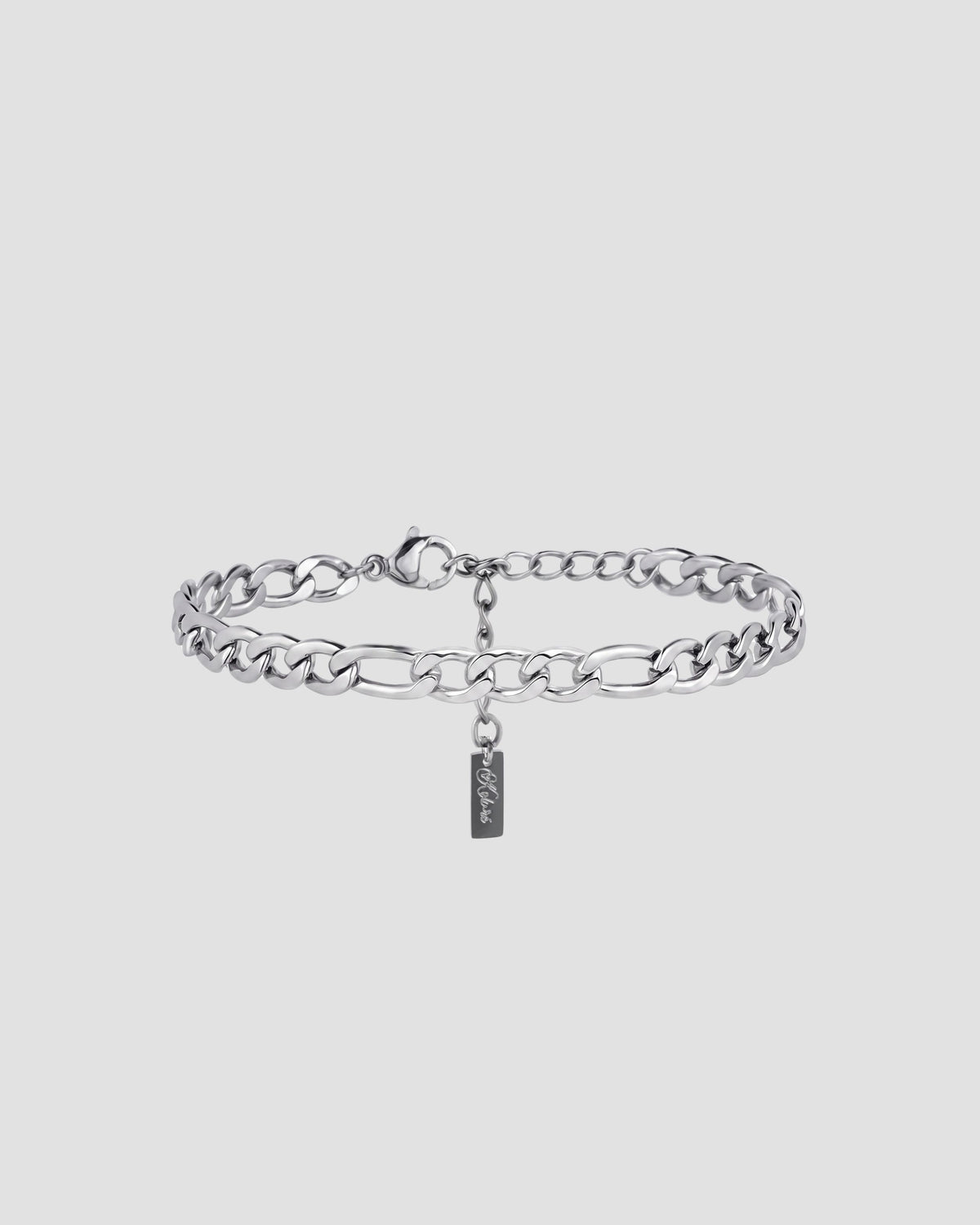 Koluré Figaro Bracelet – Figaro-Armband aus Edelstahl in Silber