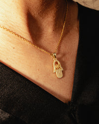 Hamsa Chain Gold