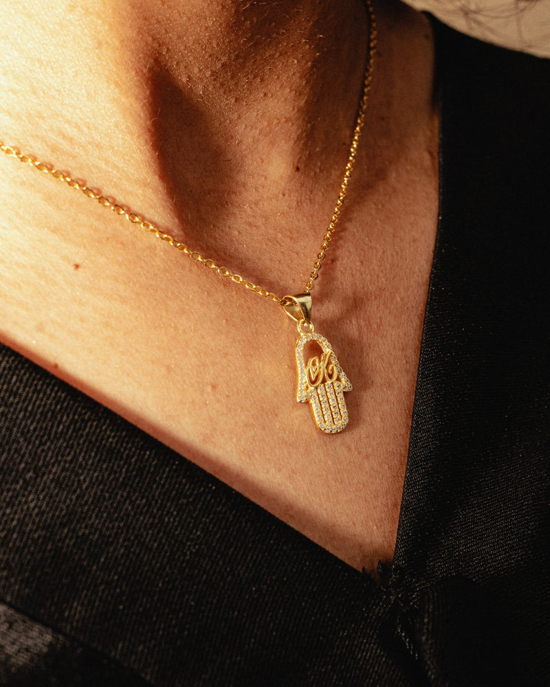 Hamsa Chain Gold