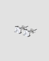 Koluré Edge Stud Earrings – steinbesetzte Ohrringe aus 925 Sterlingsilber mit Zirkonia