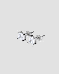 Koluré Edge Stud Earrings – steinbesetzte Ohrringe aus 925 Sterlingsilber mit Zirkonia