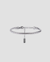 Koluré Snake Bracelet – Snake-Armband aus Edelstahl in Silber