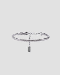 Koluré Snake Bracelet – Snake-Armband aus Edelstahl in Silber