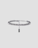 Koluré Bead Bracelet – Perlen-Armband aus Edelstahl in Silber
