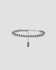 Koluré Bead Bracelet – Perlen-Armband aus Edelstahl in Silber