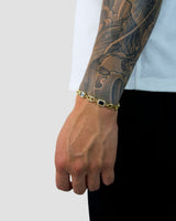 Diamond Gem Bracelet Gold