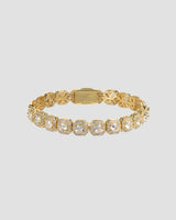 Koluré Baguette Bracelet Gold – 18K vergoldetes, steinbesetztes Armband mit Zirkonia