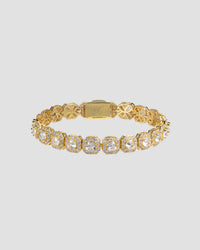 Koluré Baguette Bracelet Gold – 18K vergoldetes, steinbesetztes Armband mit Zirkonia