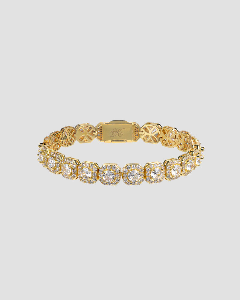 Koluré Baguette Bracelet Gold – 18K vergoldetes, steinbesetztes Armband mit Zirkonia
