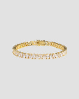 Koluré Wave Bracelet Gold – 18K vergoldetes, steinbesetztes Armband mit Zirkonia