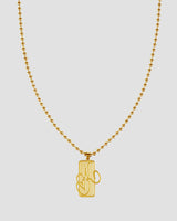 Koluré WNBA Chain Gold – Halskette aus Edelstahl in Gold mit Sport-Charms