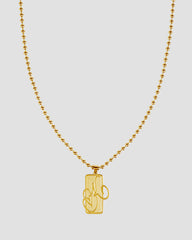 Koluré WNBA Chain Gold – Halskette aus Edelstahl in Gold mit Sport-Charms