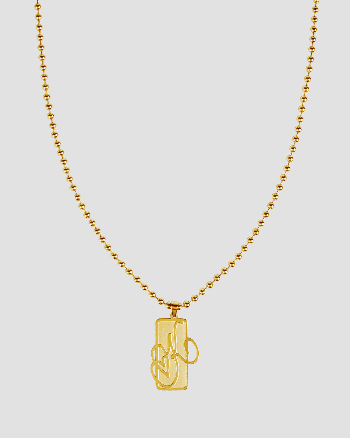 Koluré WNBA Chain Gold – Halskette aus Edelstahl in Gold mit Sport-Charms