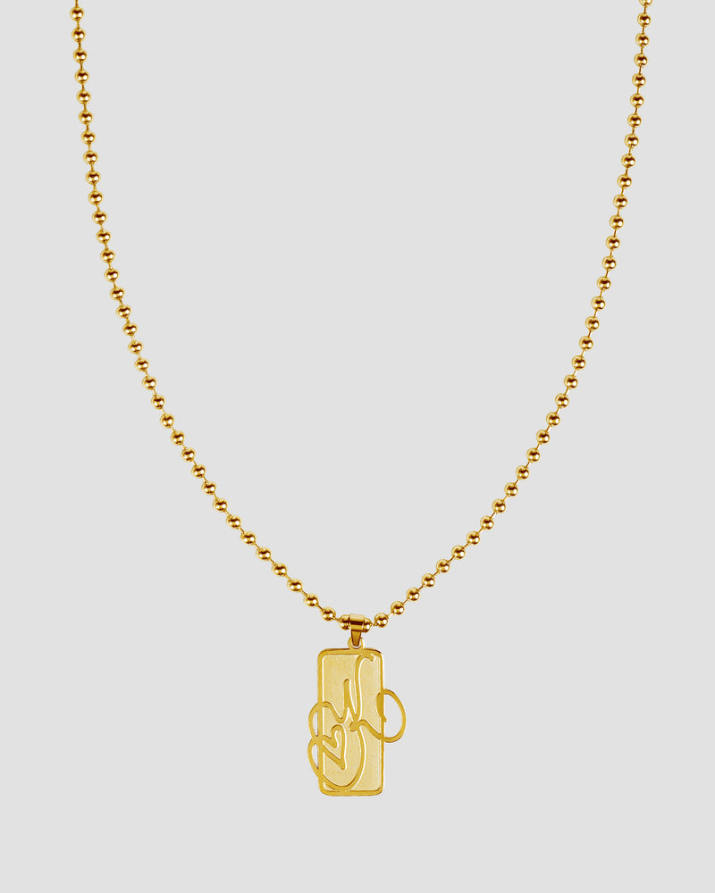 Koluré WNBA Chain Gold – Halskette aus Edelstahl in Gold mit Sport-Charms