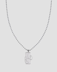 Koluré WNBA Chain – Halskette aus Edelstahl in Silber mit Sport-Charms