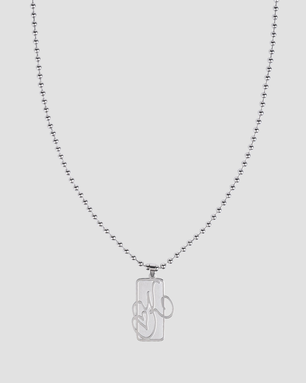 Koluré WNBA Chain – Halskette aus Edelstahl in Silber mit Sport-Charms