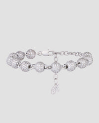 Frozen Orb Bracelet Silver