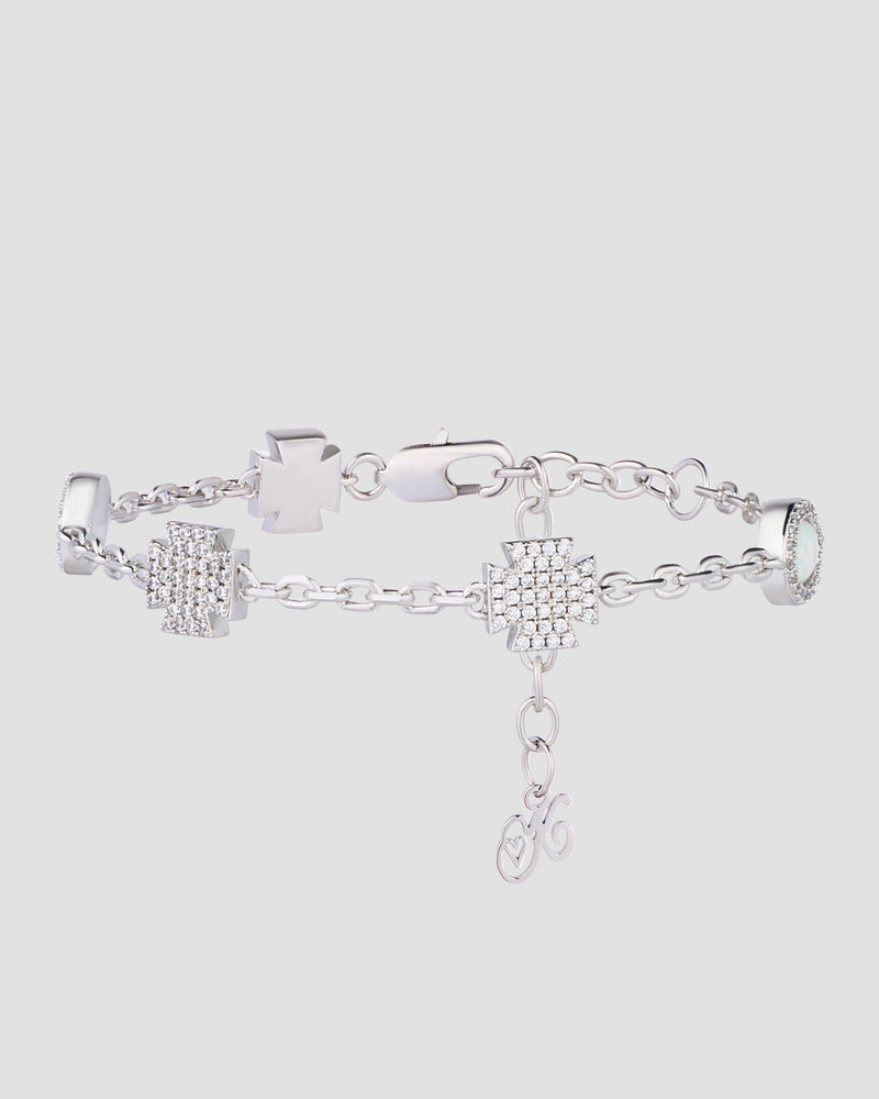 Arctic Charm Bracelet Silver