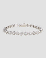 Luxe Crystal Bracelet Silver