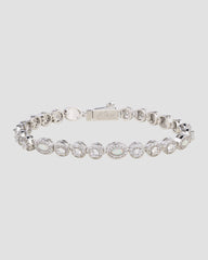 Luxe Crystal Bracelet Silver