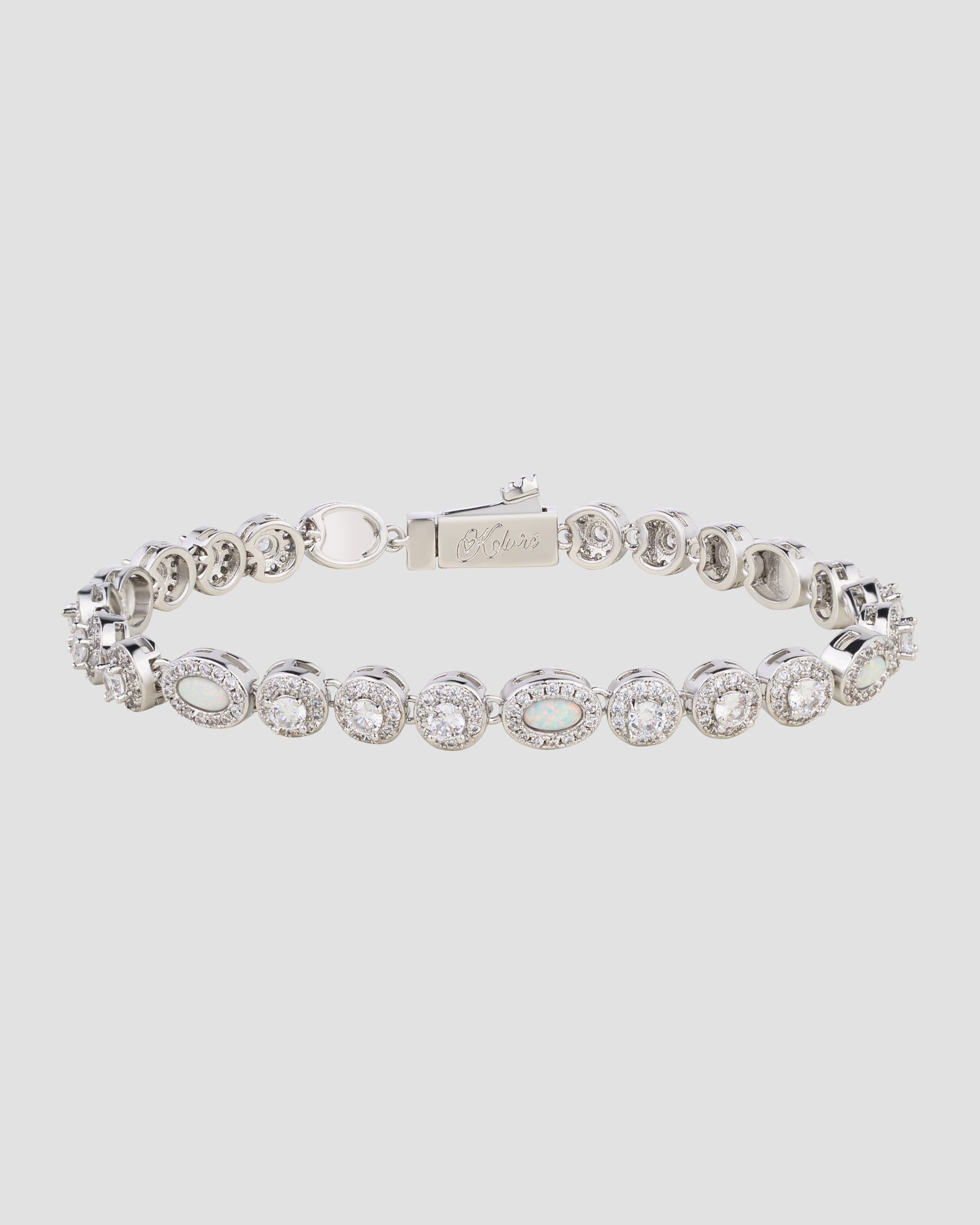 Luxe Crystal Bracelet Silver