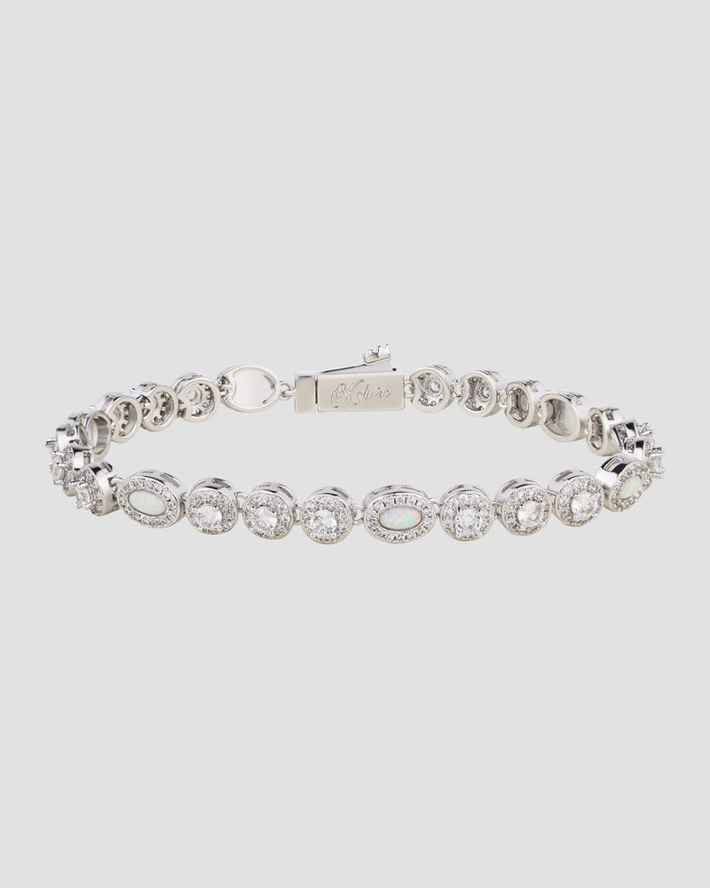 Luxe Crystal Bracelet Silver