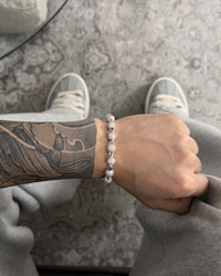 Frozen Orb Bracelet Silver