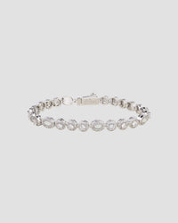 Luxe Crystal Bracelet Silver