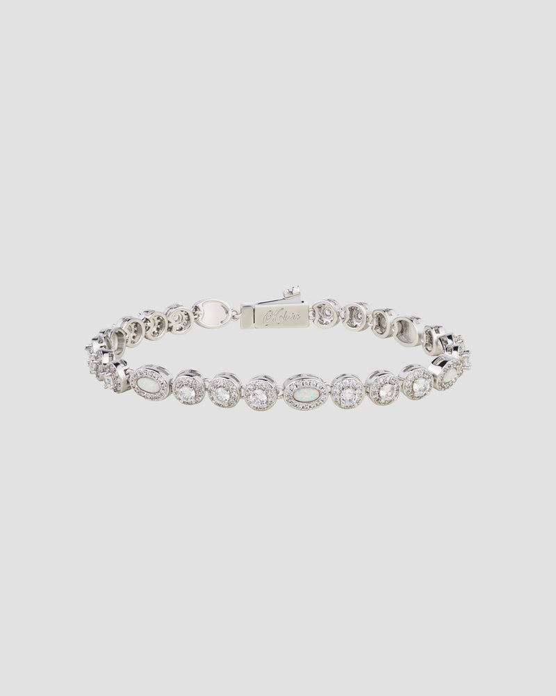 Luxe Crystal Bracelet Silver
