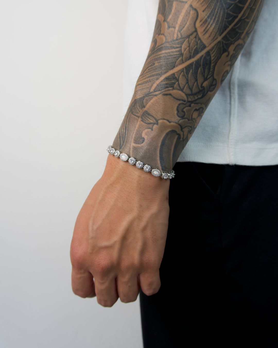 Luxe Crystal Bracelet Silver