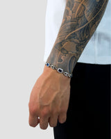 Diamond Gem Bracelet Silver