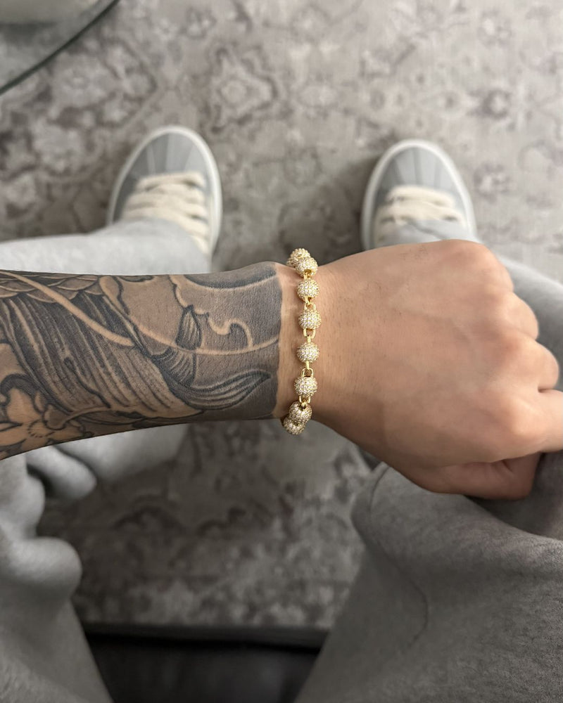 Frozen Orb Bracelet Gold