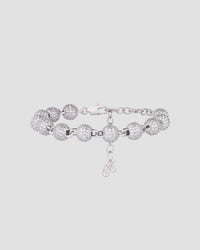 Frozen Orb Bracelet Silver