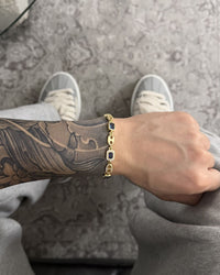 Diamond Gem Bracelet Gold