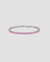 Koluré Ice Link Bracelet Pink – rhodiniertes, steinbesetztes Armband in Rosa mit Zirkonia