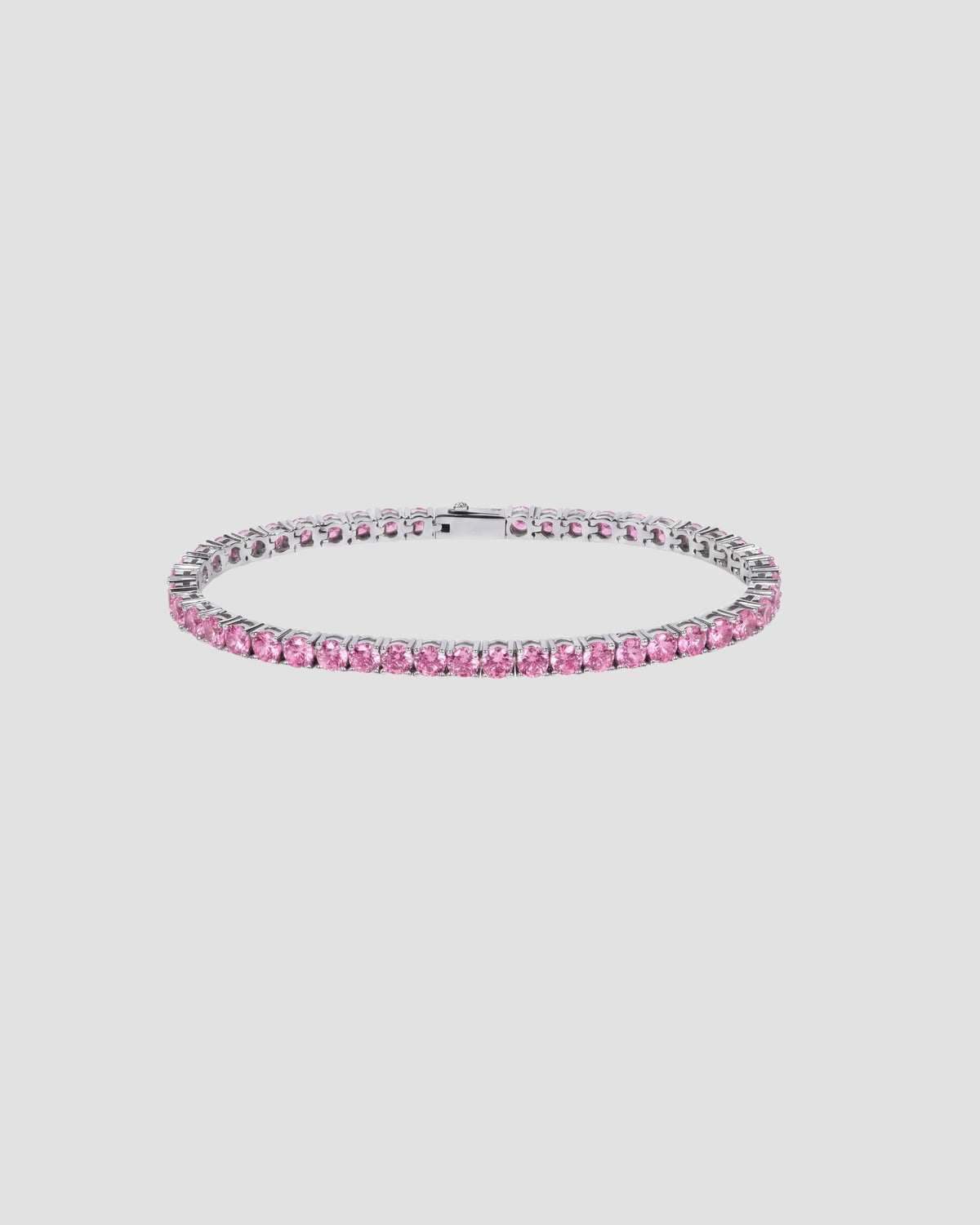 Koluré Ice Link Bracelet Pink – rhodiniertes, steinbesetztes Armband in Rosa mit Zirkonia