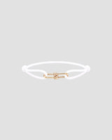 Koluré Twist Cord Gold – Cord-Armband mit Edelstahlelement