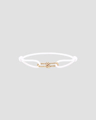 Koluré Twist Cord Gold – Cord-Armband mit Edelstahlelement