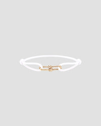 Koluré Twist Cord Gold – Cord-Armband mit Edelstahlelement