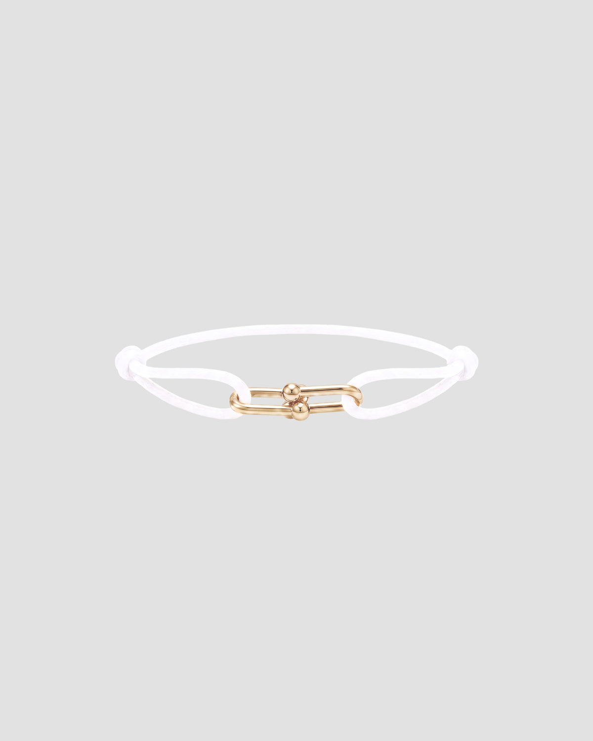 Koluré Twist Cord Gold – Cord-Armband mit Edelstahlelement