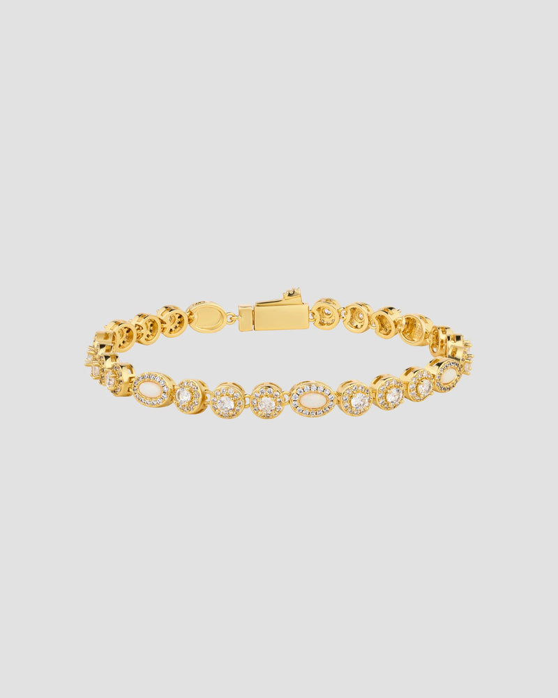 Koluré Luxe Crystal Bracelet Gold – 18K vergoldetes, steinbesetztes Armband mit Zirkonia