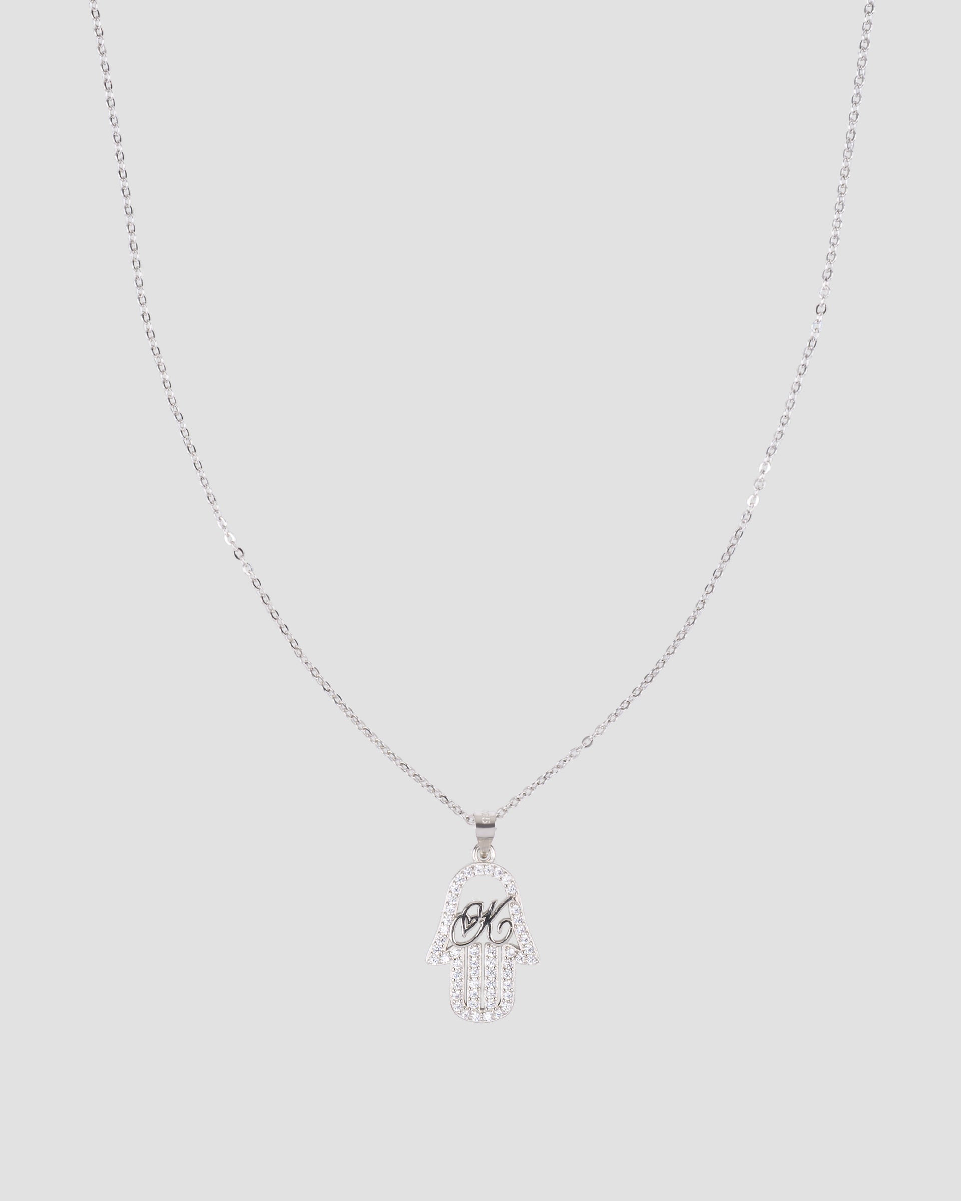 Hamsa Chain Silver