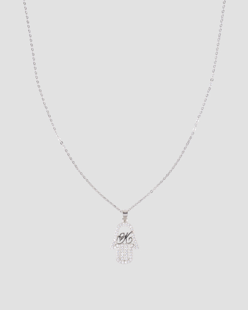 Hamsa Chain Silver
