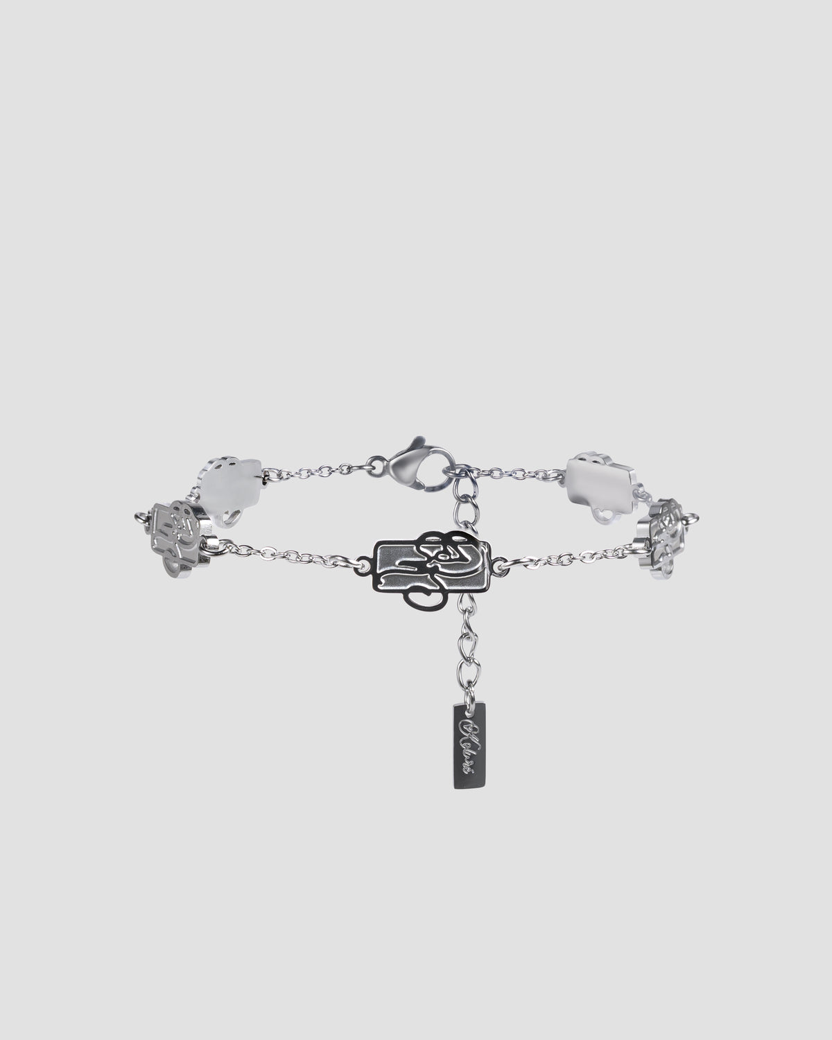 Koluré WNBA Bracelet – Armband aus Edelstahl in Silber mit Sport-Charms